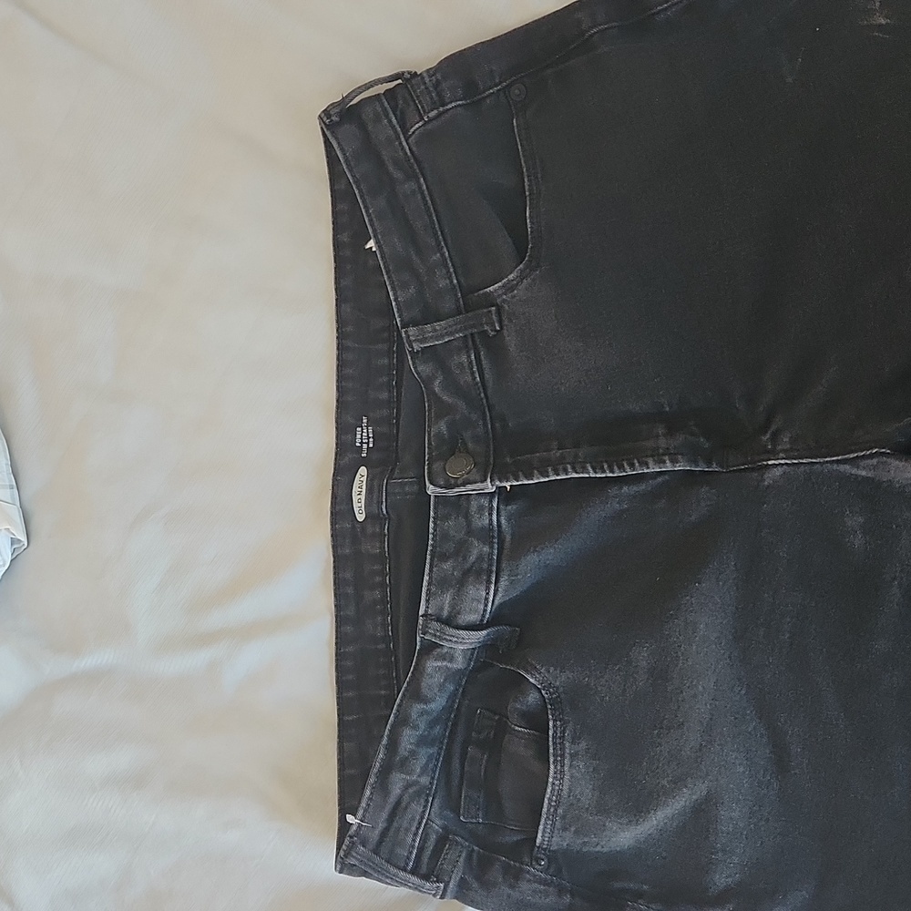 Old Navy Black Straight Leg Jeans